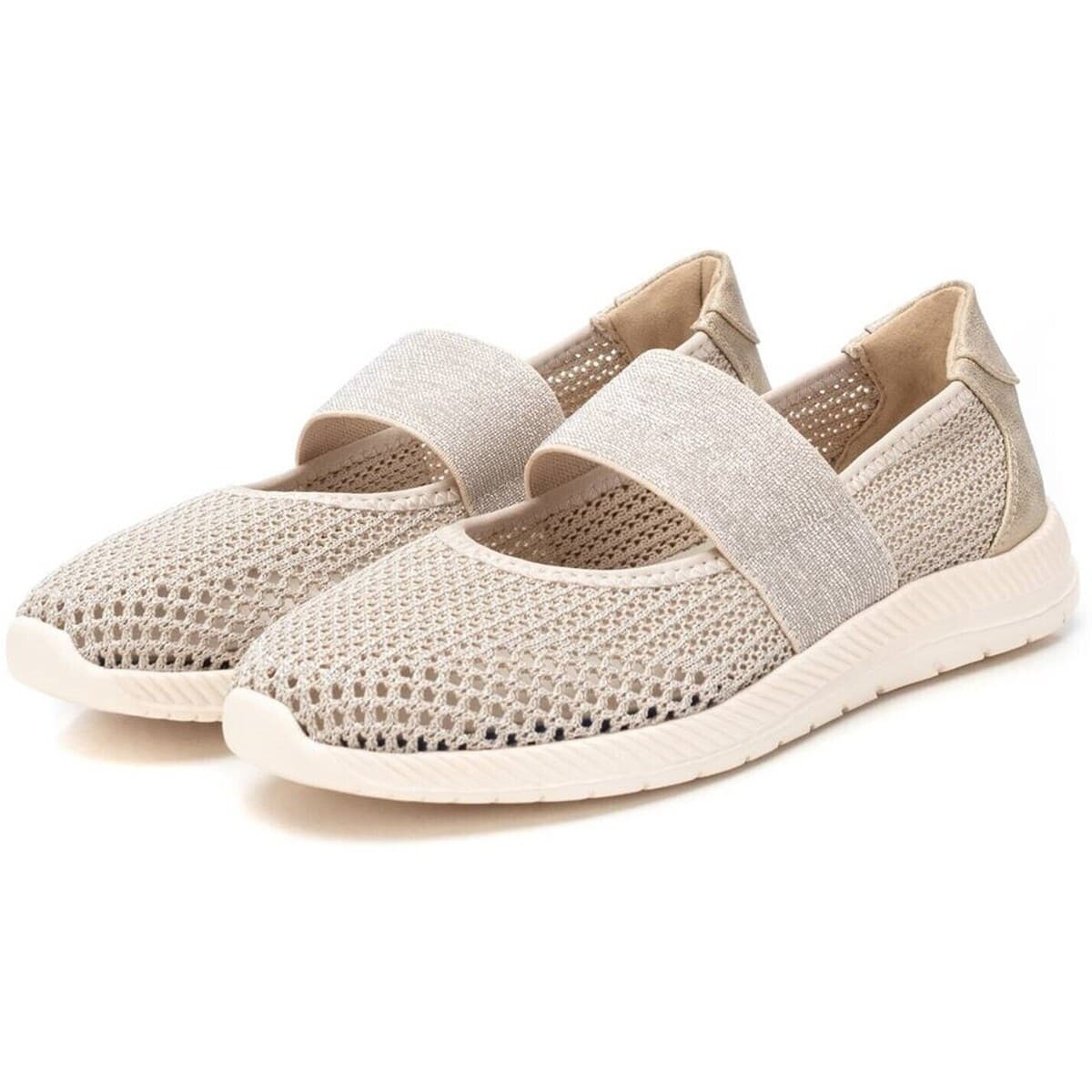 Women's Ballet Flats Xti Gold