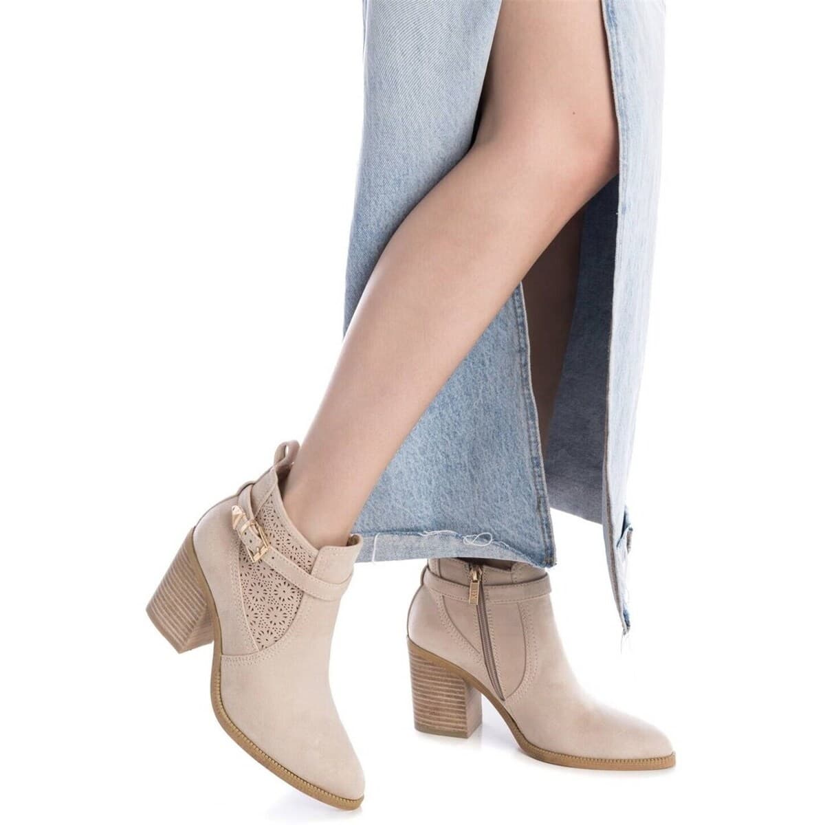 Women's Boots Xti Beige