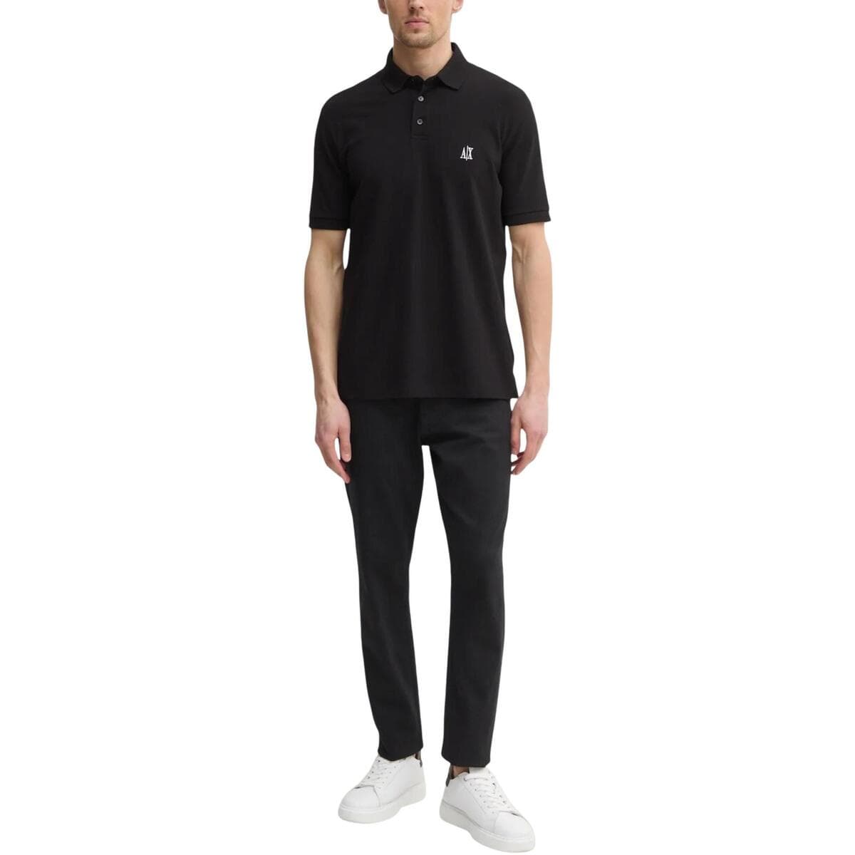 Men's Polo Shirts EAX Black