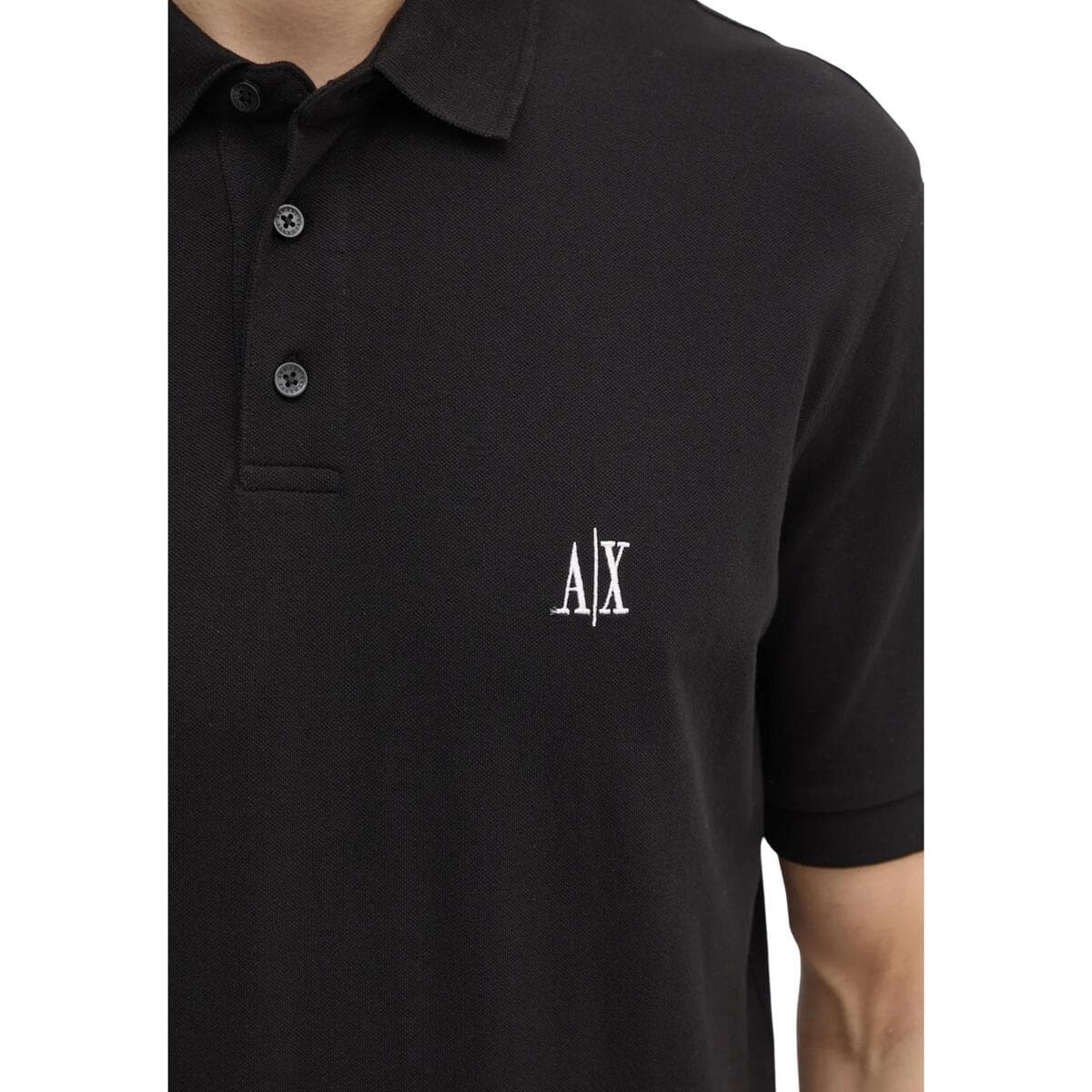 Men's Polo Shirts EAX Black