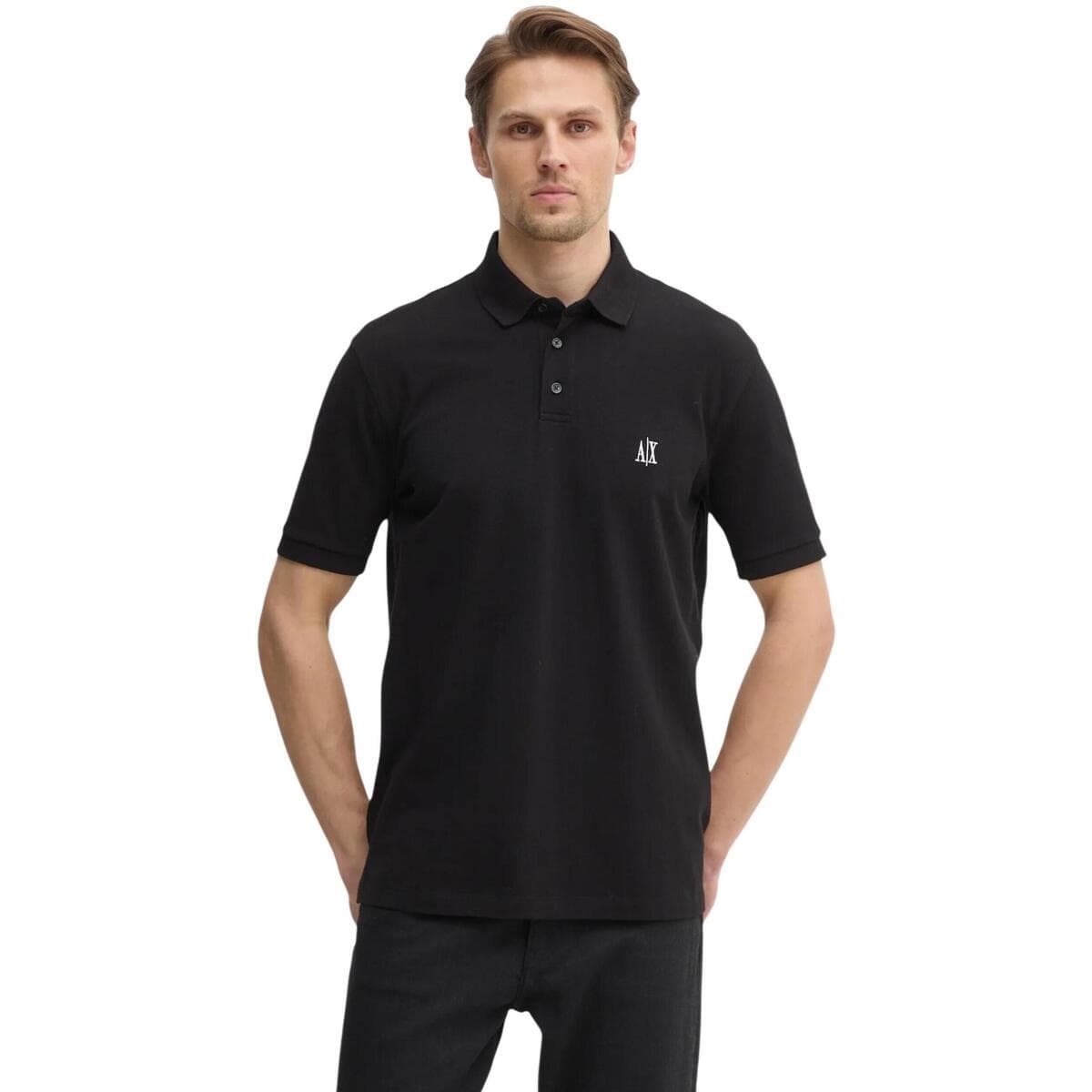 Men's Polo Shirts EAX Black