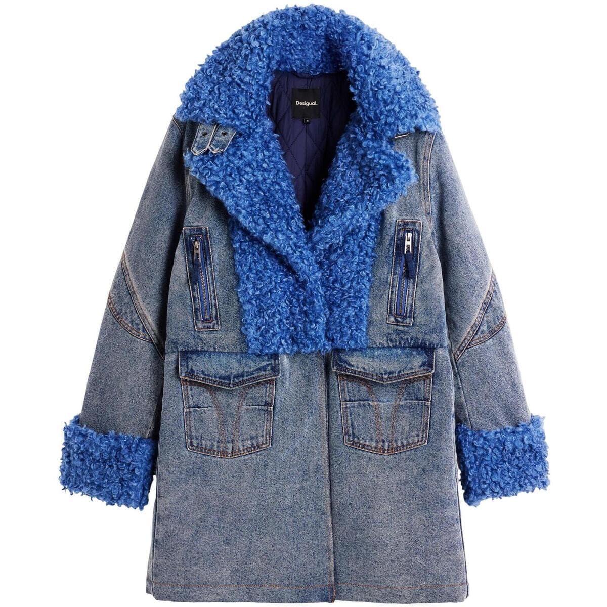 Women's Coats Desigual Blue