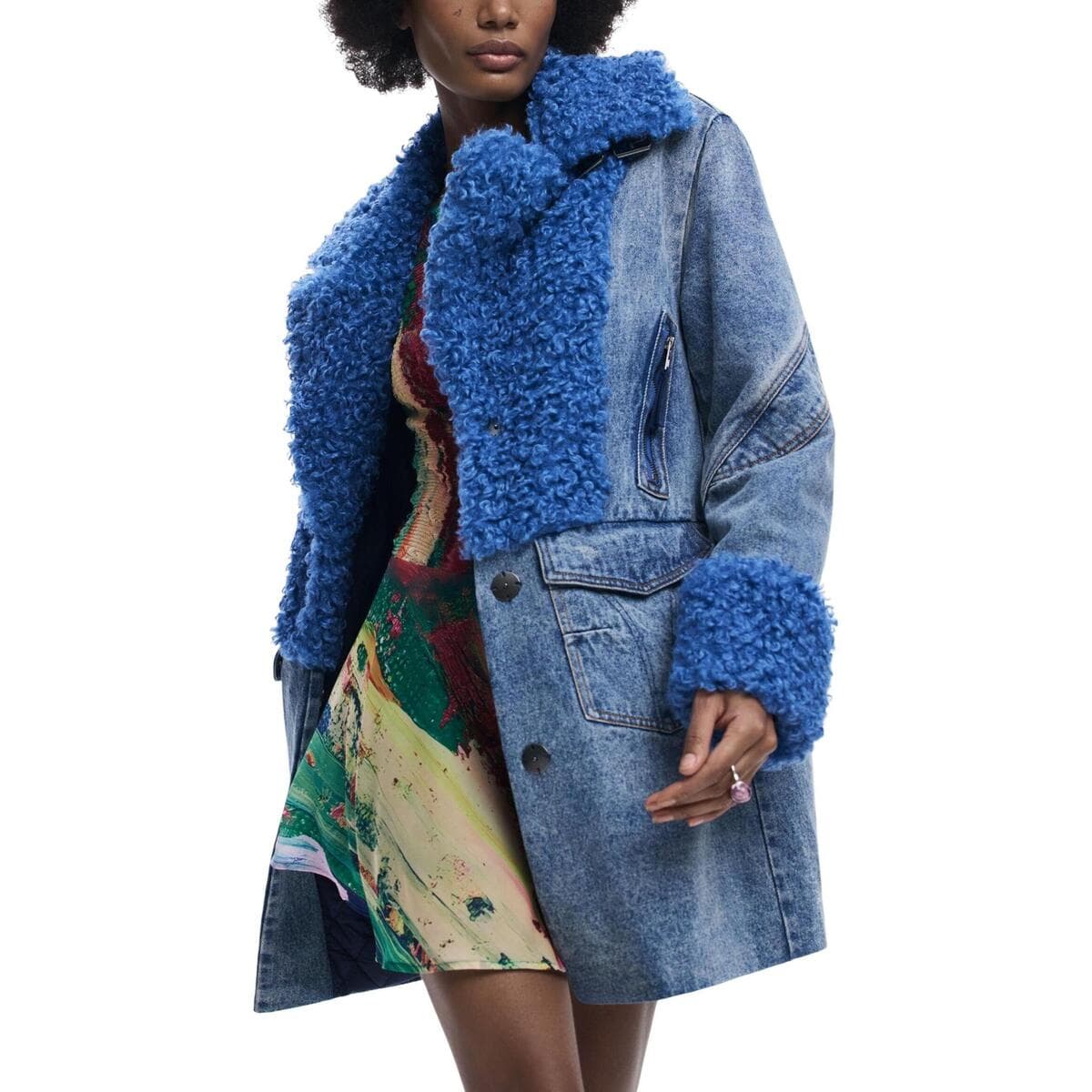 Women's Coats Desigual Blue