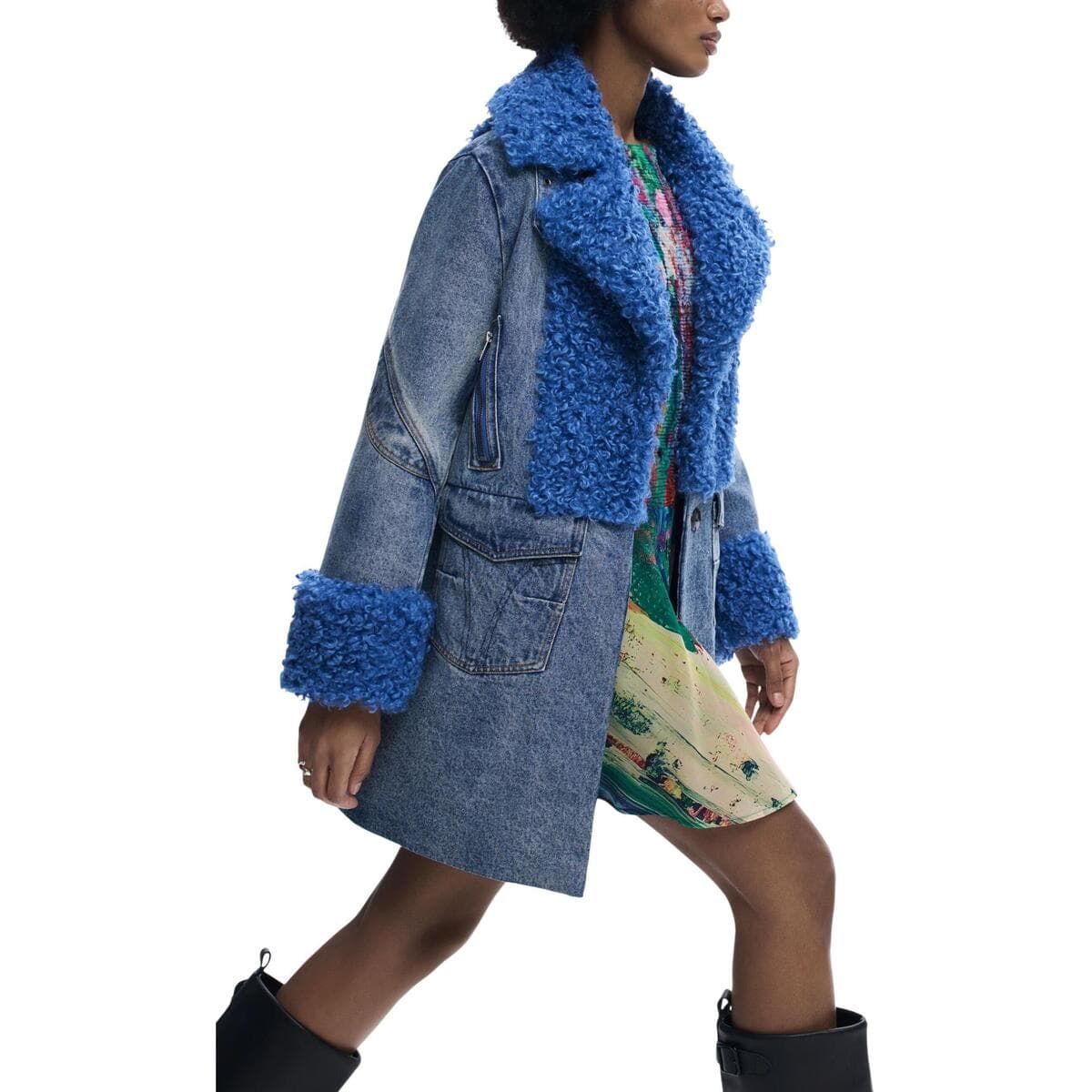 Women's Coats Desigual Blue