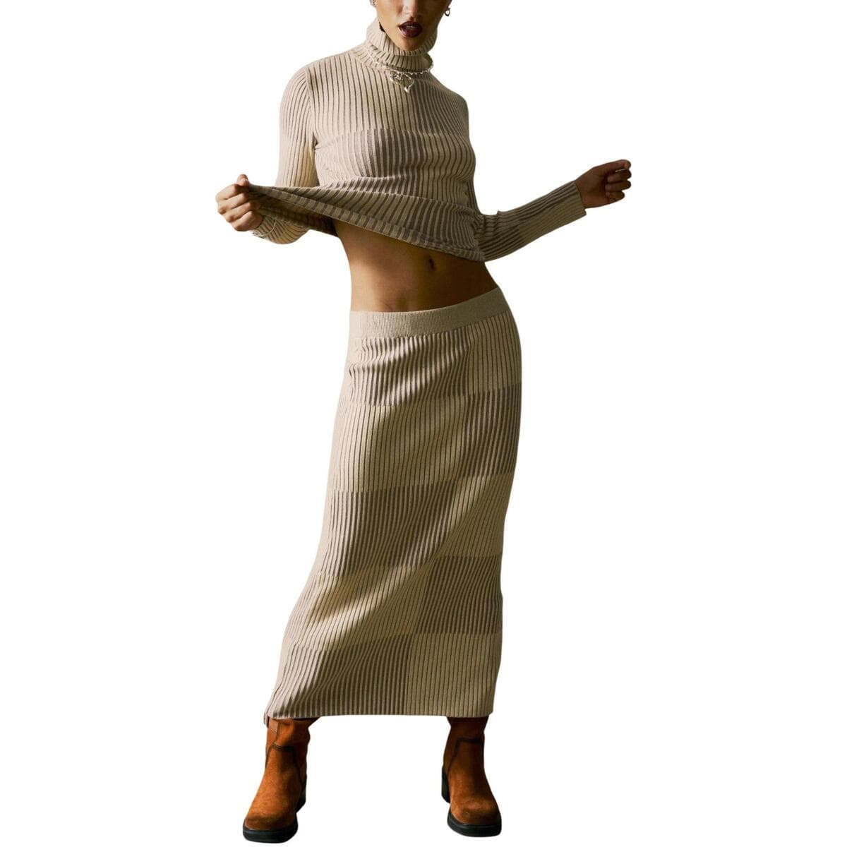 Women's Sweaters Desigual Beige