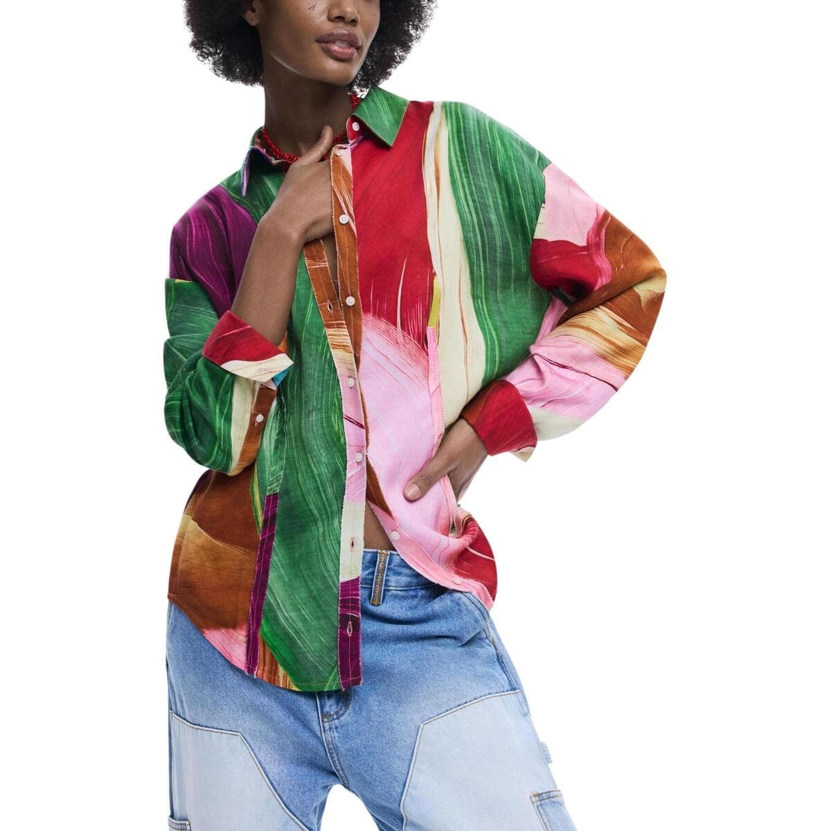 Women's Shirts Desigual Green