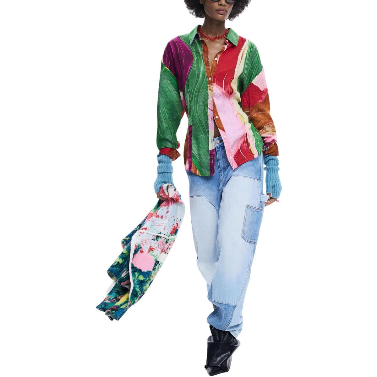 Women's Shirts Desigual Green