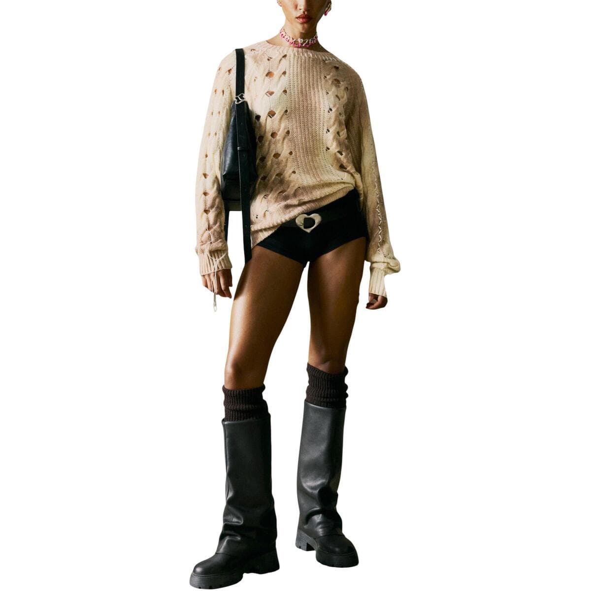 Women's Sweaters Desigual Beige