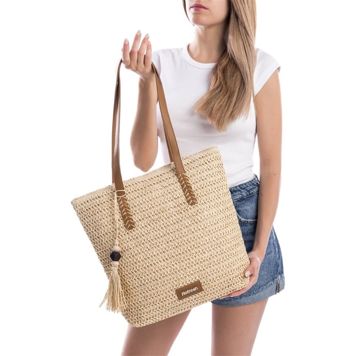 Women's Handbags Refresh Beige