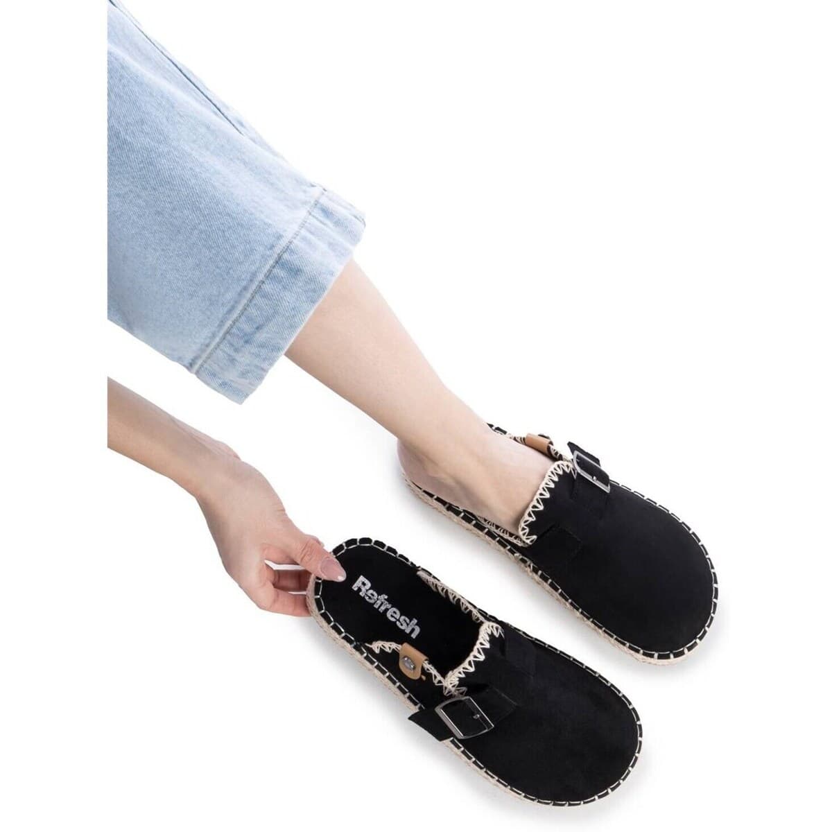 Women's Espadrilles Refresh Black
