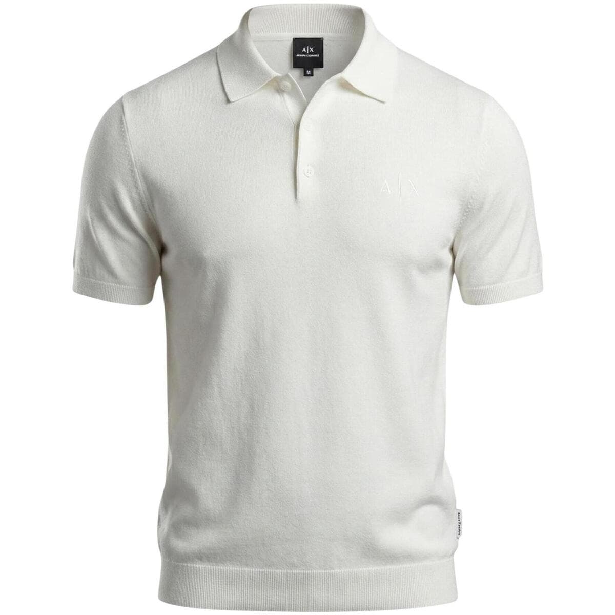 Men's Polo Shirts EAX White