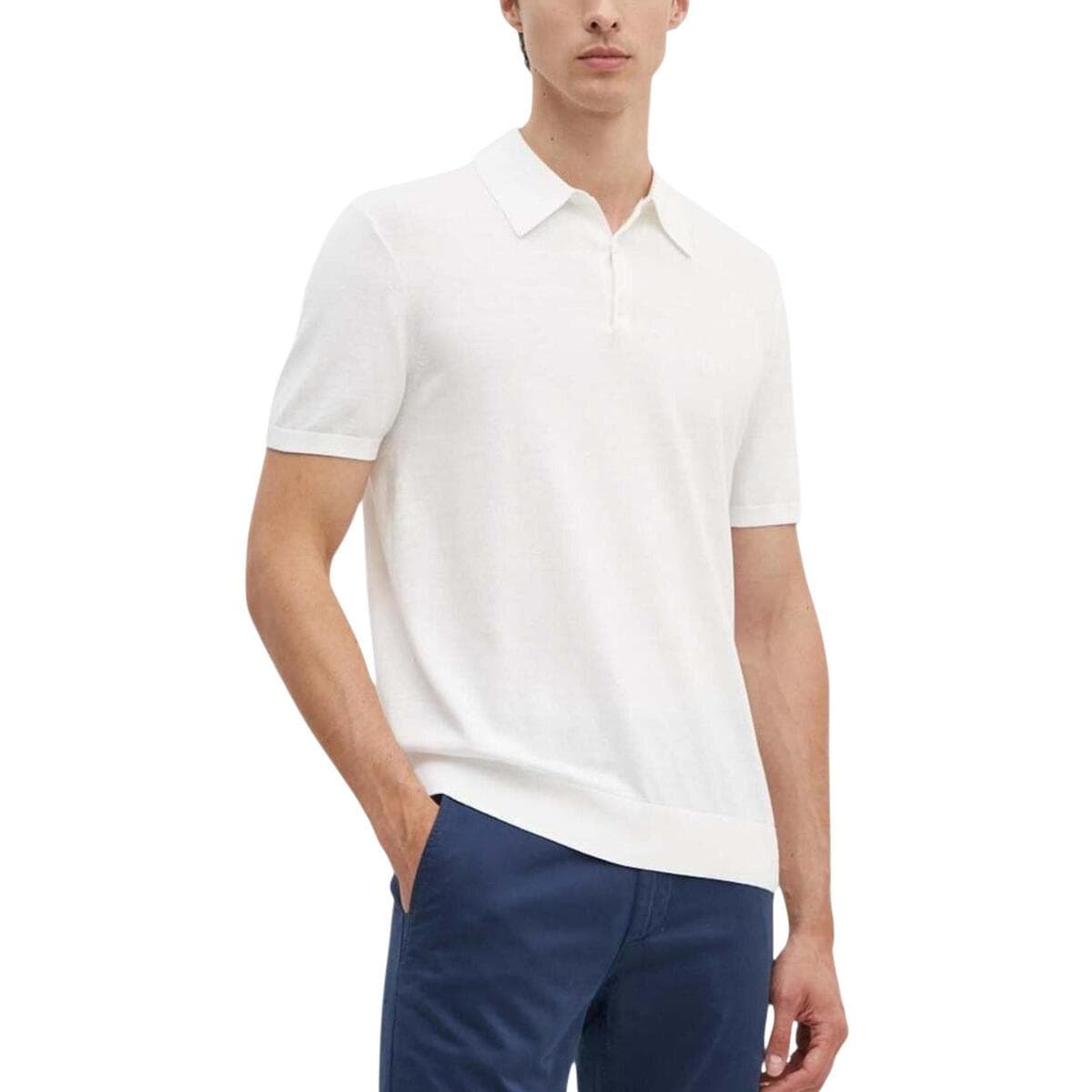 Men's Polo Shirts EAX White