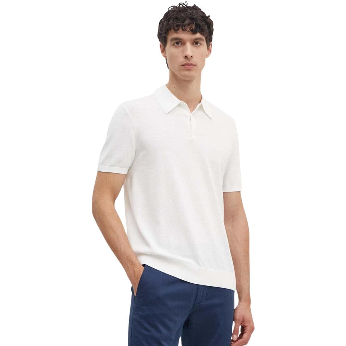 Men's Polo Shirts EAX White