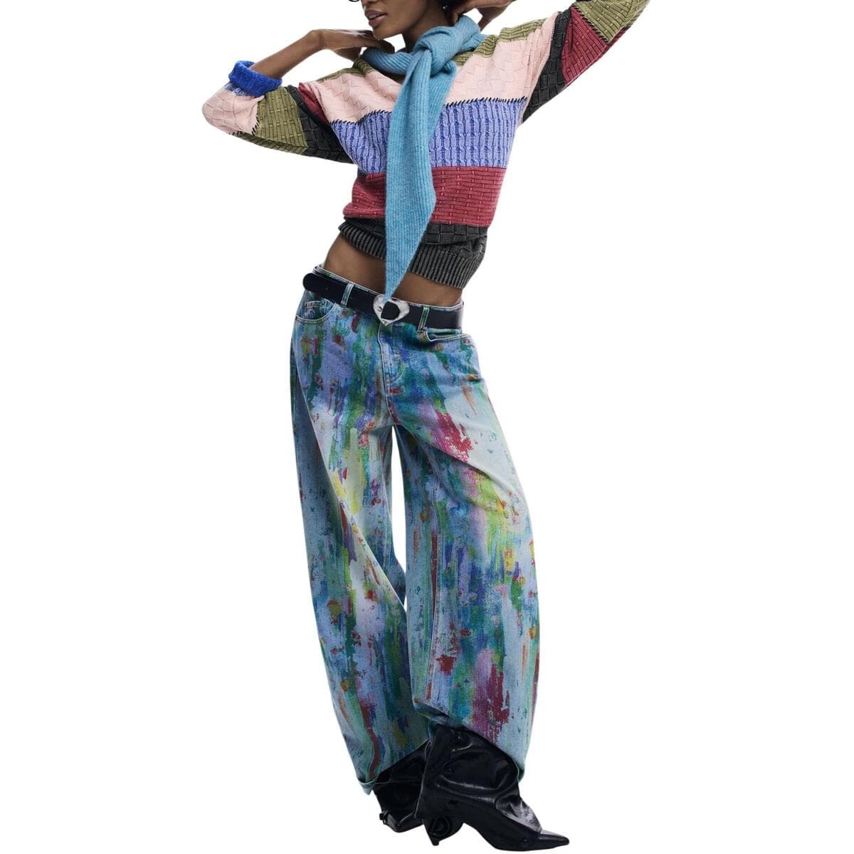 Women's Pants Desigual Blue