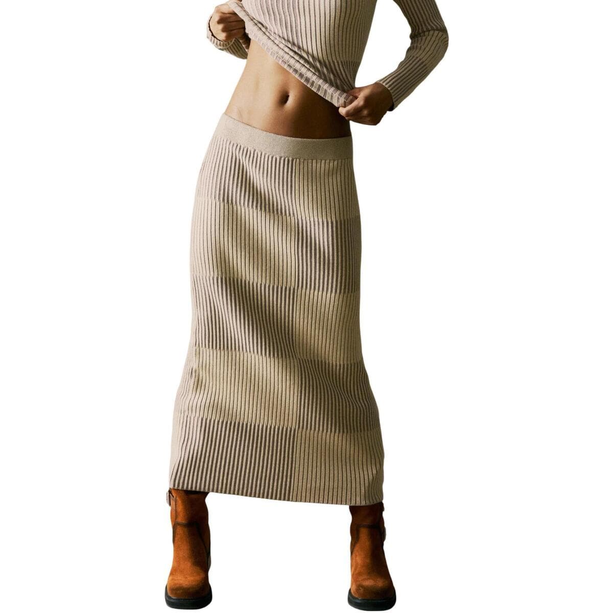 Women's Skirts Desigual Beige