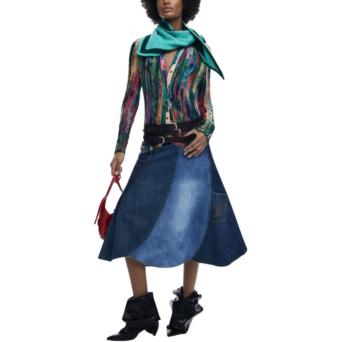 Women's Skirts Desigual Blue