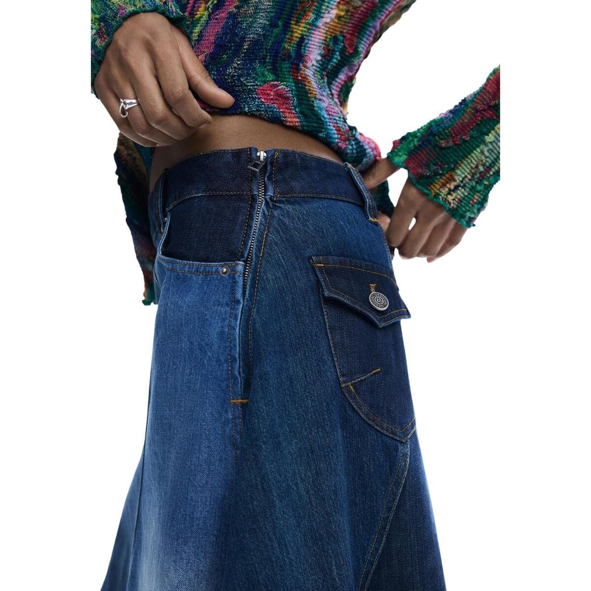 Women's Skirts Desigual Blue