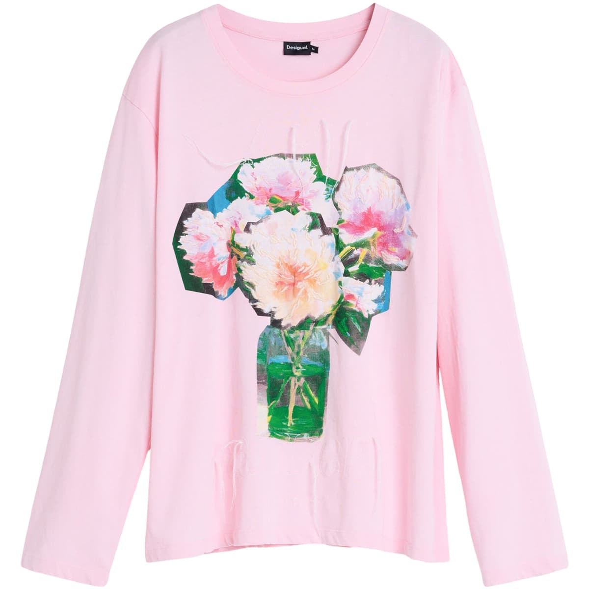 Women's T-Shirts Desigual Pink