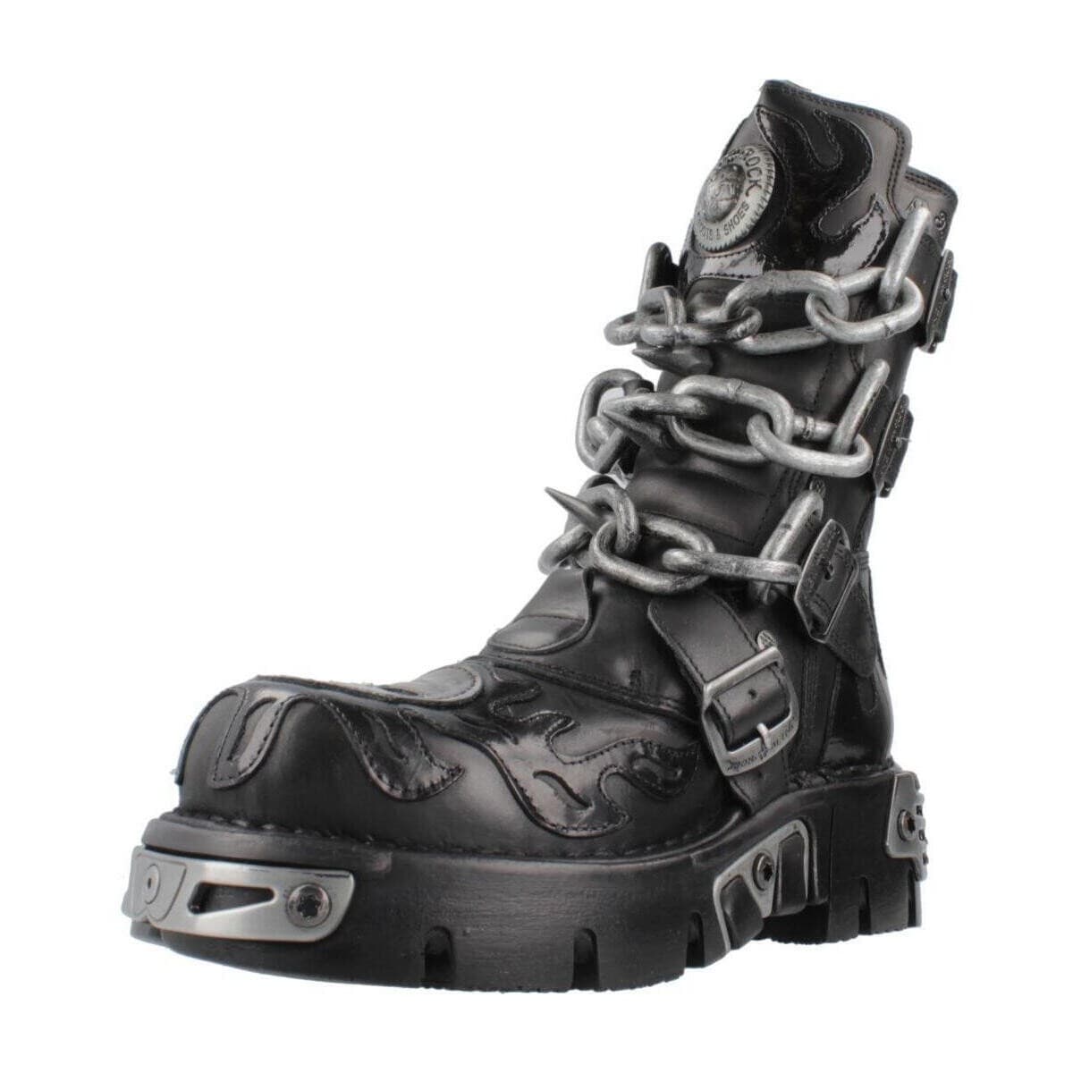 Women's Ankle Boots New Rock Black