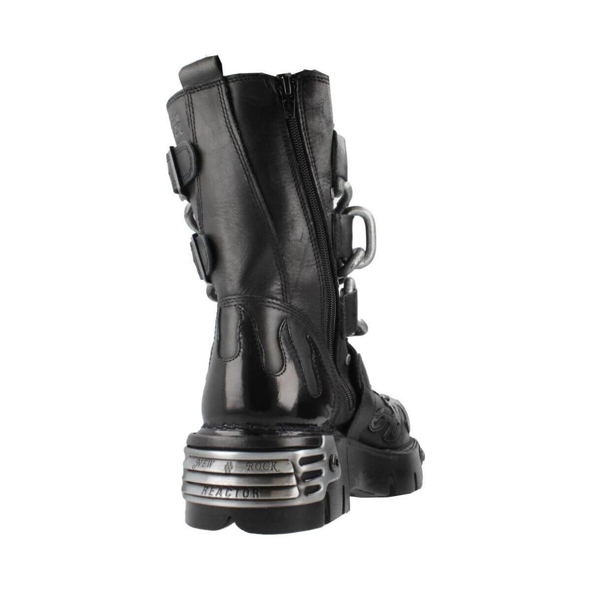 Women's Ankle Boots New Rock Black