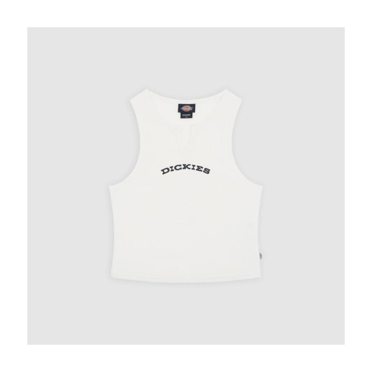 Women's Sleeveless Tops Dickies White