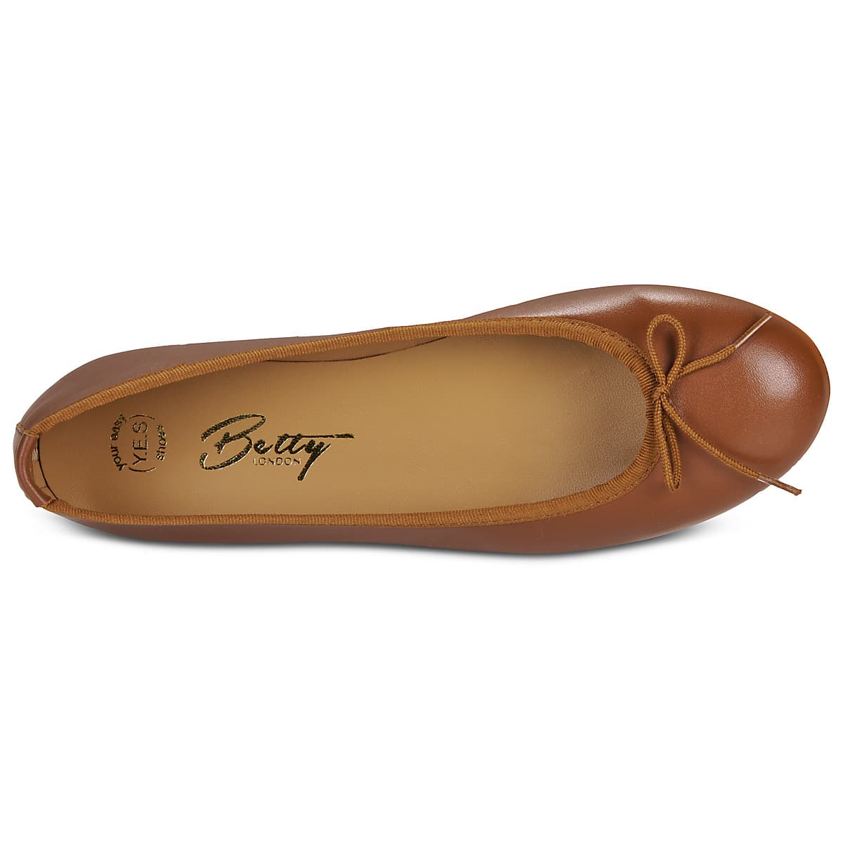 Women's Ballet Flats Betty London Brown