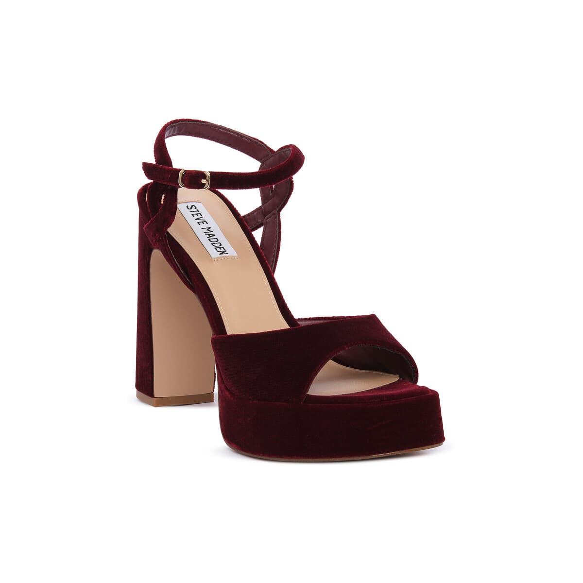 Σανδάλια με τακούνι Steve Madden BURGUNDY MILIANA
