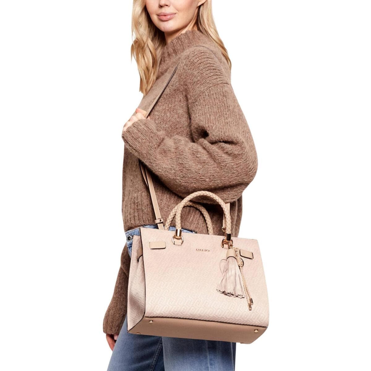 Women's Shoulder Bags Liu Jo Beige