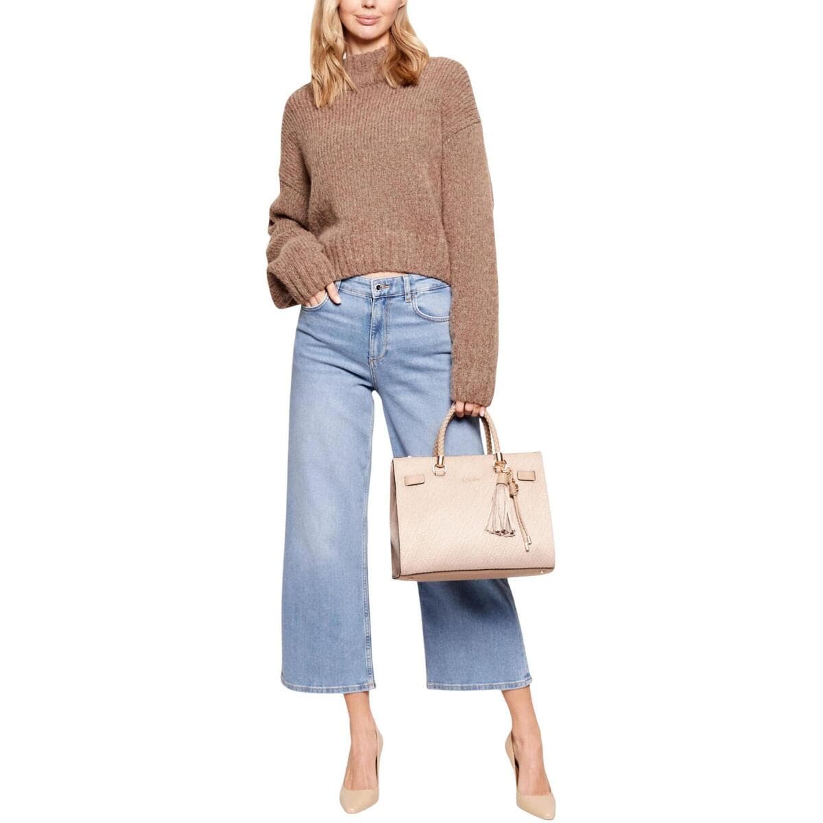 Women's Shoulder Bags Liu Jo Beige