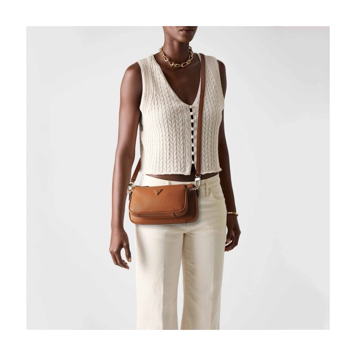 Women's Shoulder Bags Guess Brown