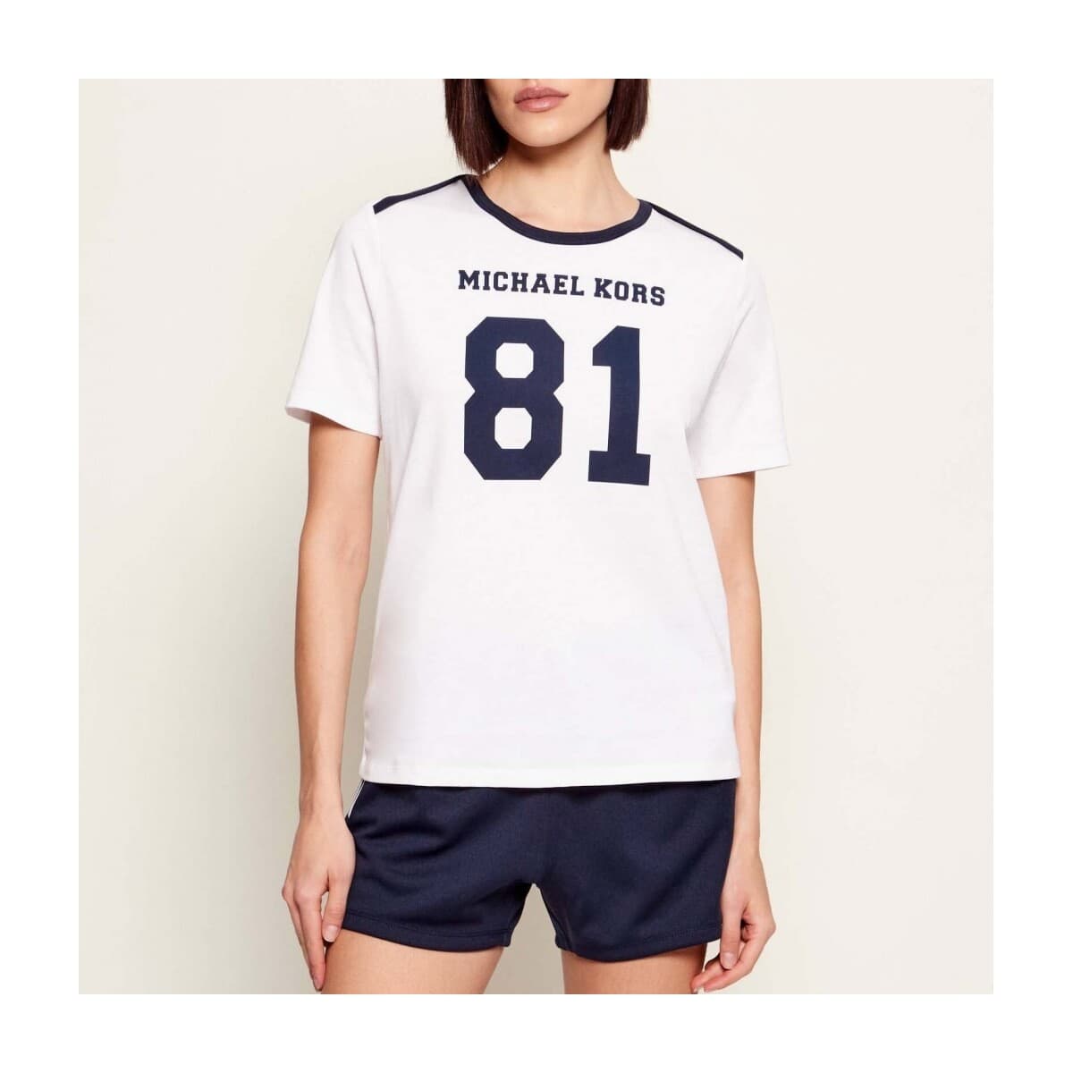 T-shirt με κοντά μανίκια MICHAEL Michael Kors Camisetas Mujer Modèle Mr651wt97j