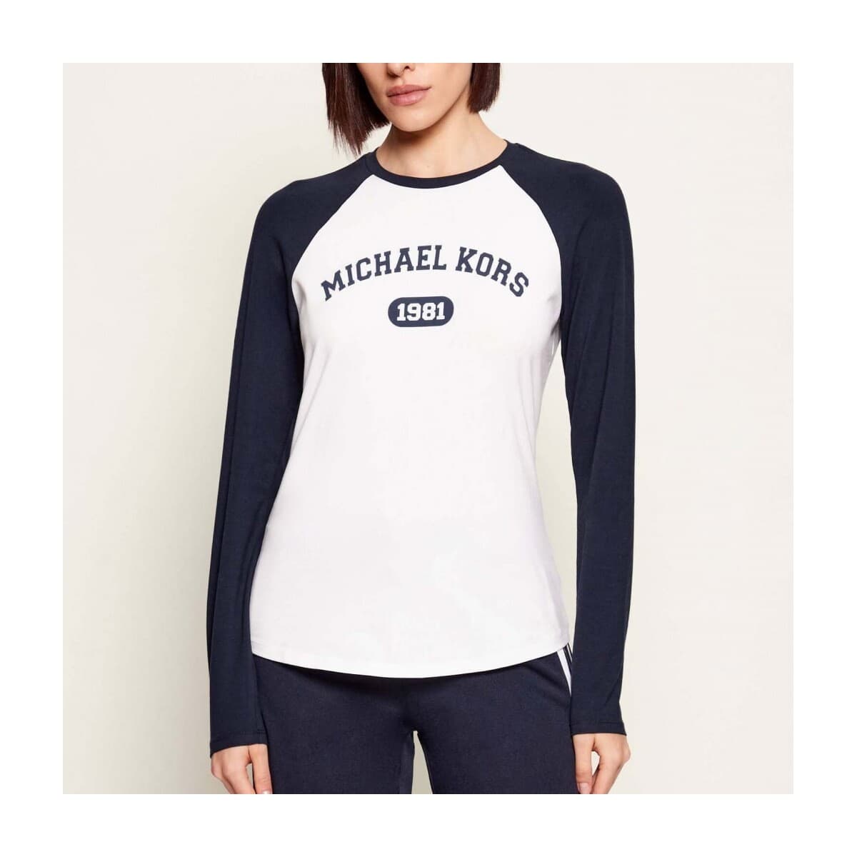 Μπλουζάκια με μακριά μανίκια MICHAEL Michael Kors Camisetas Mujer Modèle Mr651wuanu