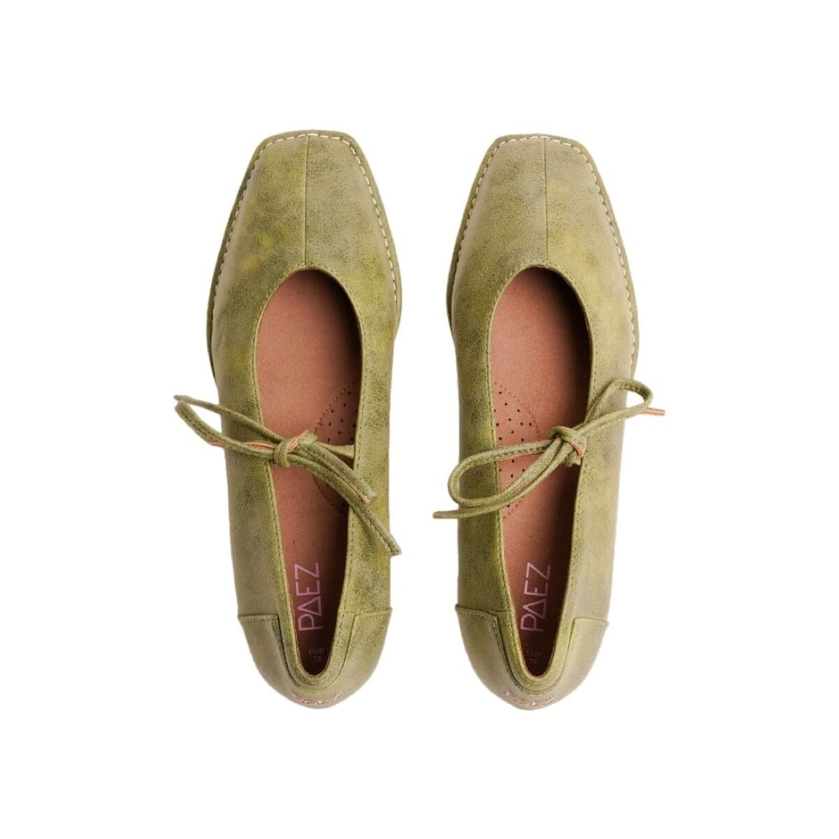 Women's Ballet Flats Paez Green