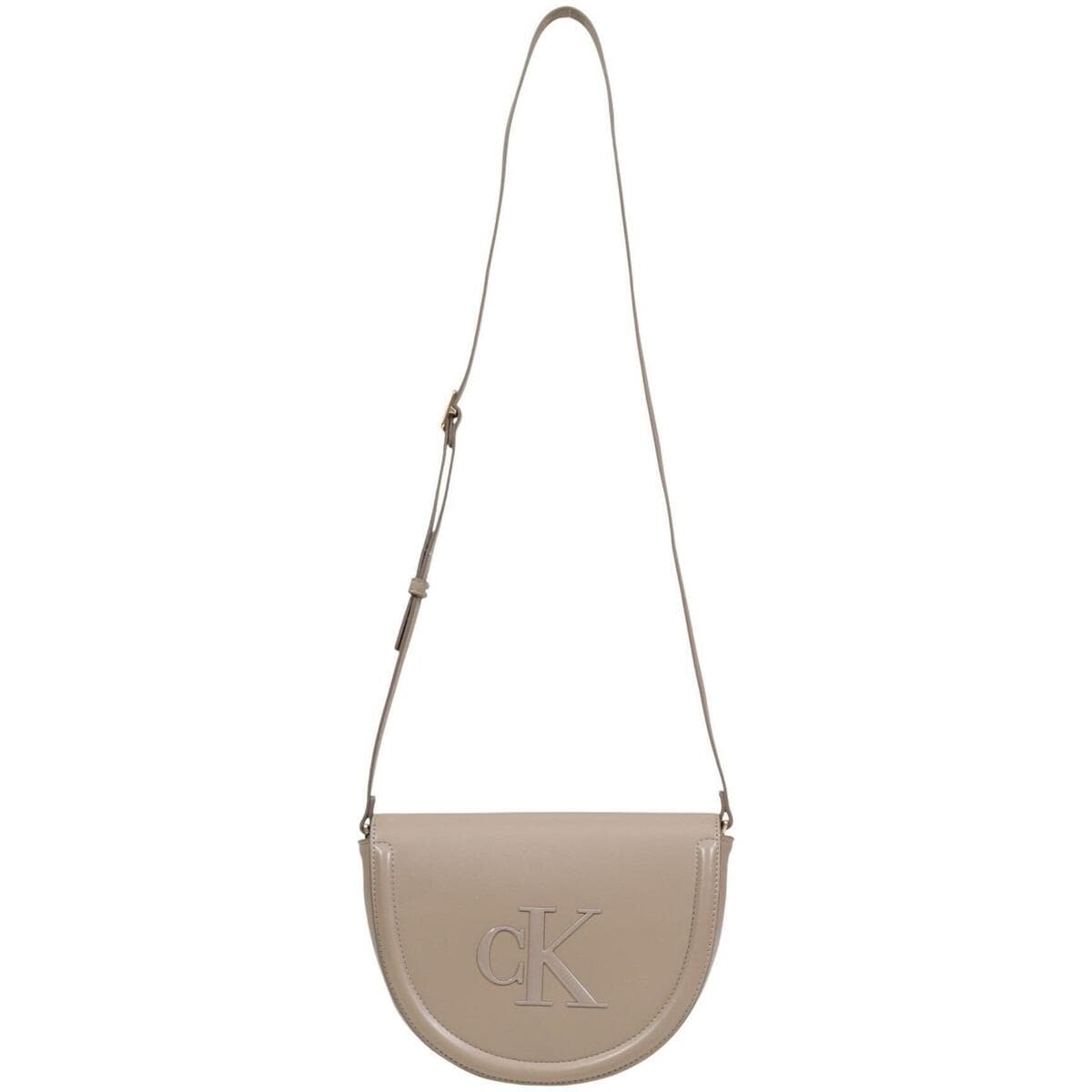 Τσάντες ώμου Calvin Klein Jeans RAISED CK SADDLE CROSSBODY LV04F3221G