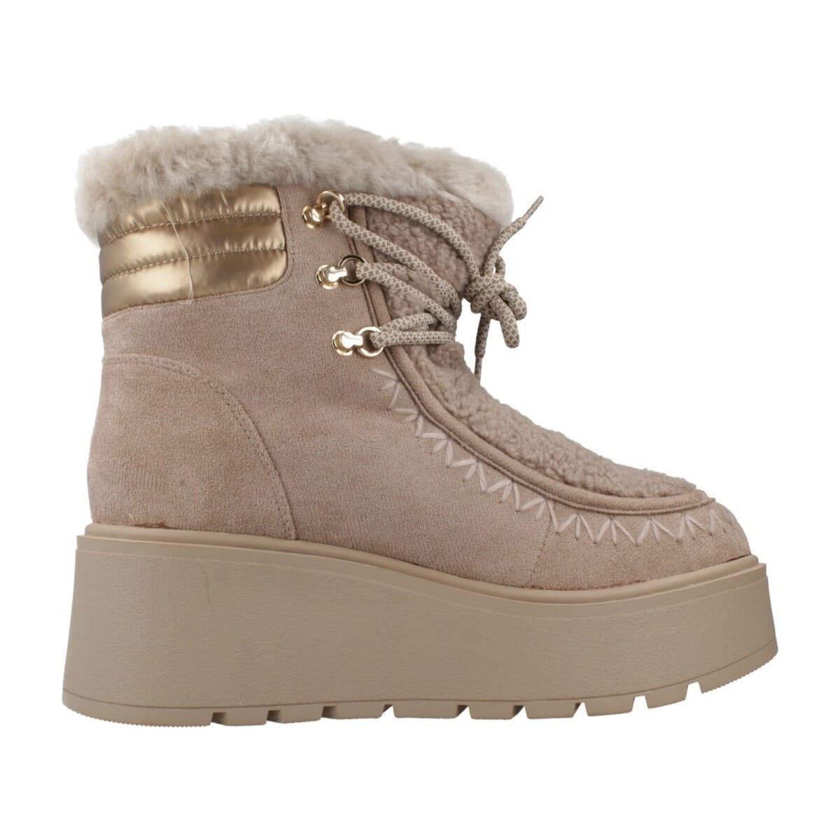 Women's Boots Exé Shoes Beige