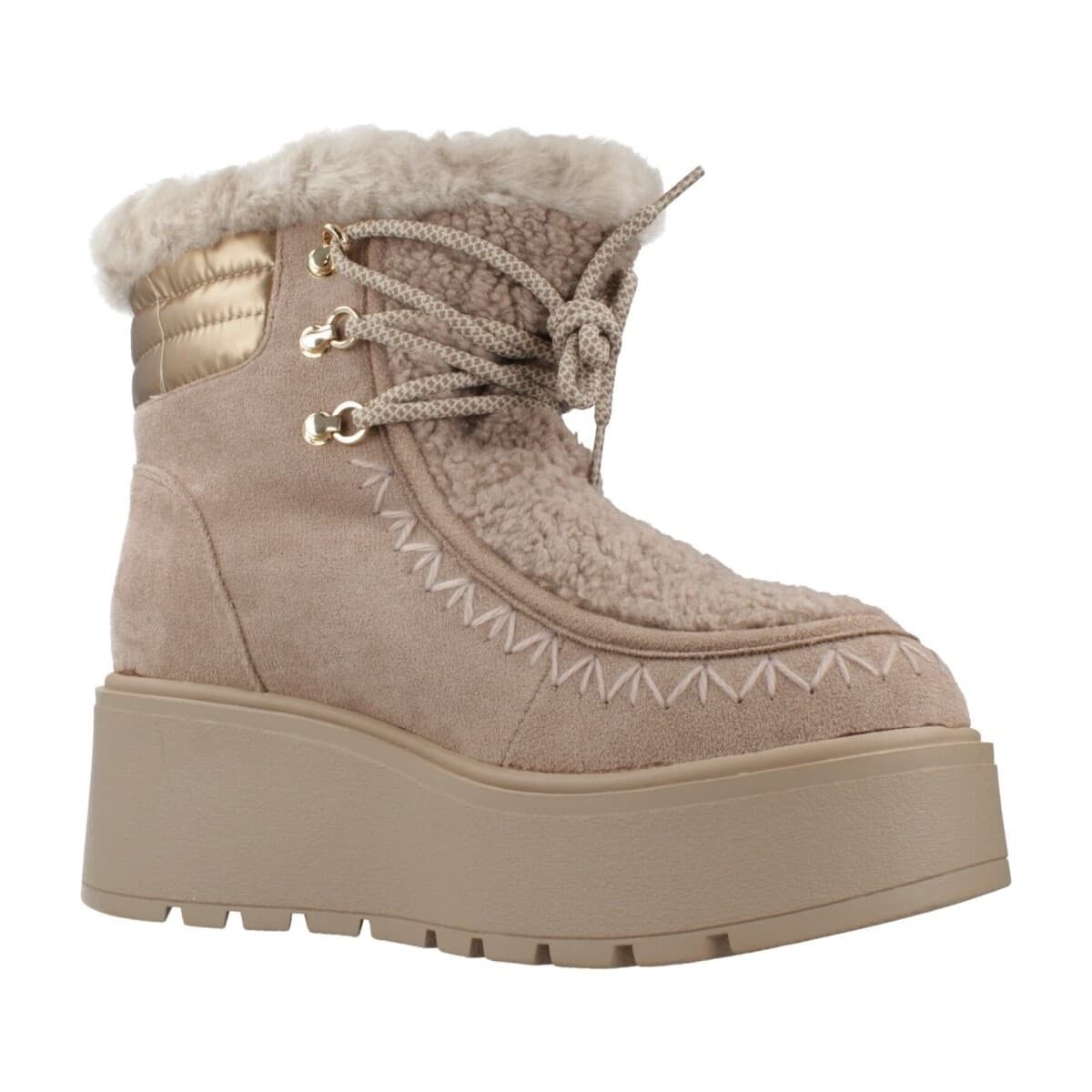Women's Boots Exé Shoes Beige