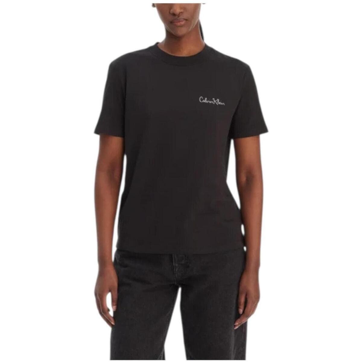 Women's T-Shirts Calvin Klein Black