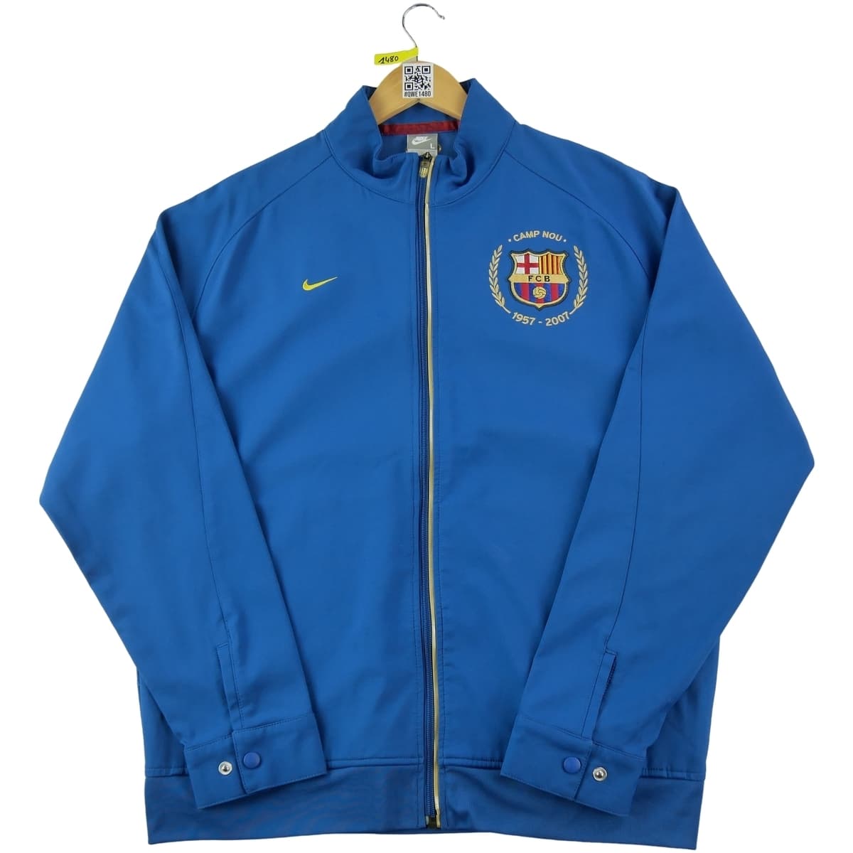 Men's Cardigans Nike Blue