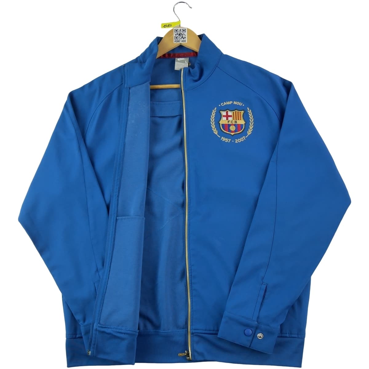 Men's Cardigans Nike Blue