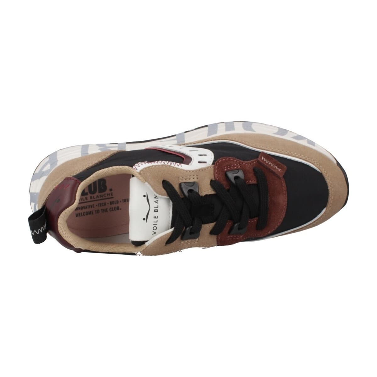 Women's Sneakers Voile Blanche Brown
