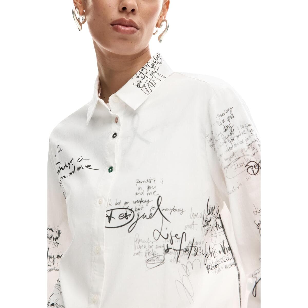 Women's Shirts Desigual White