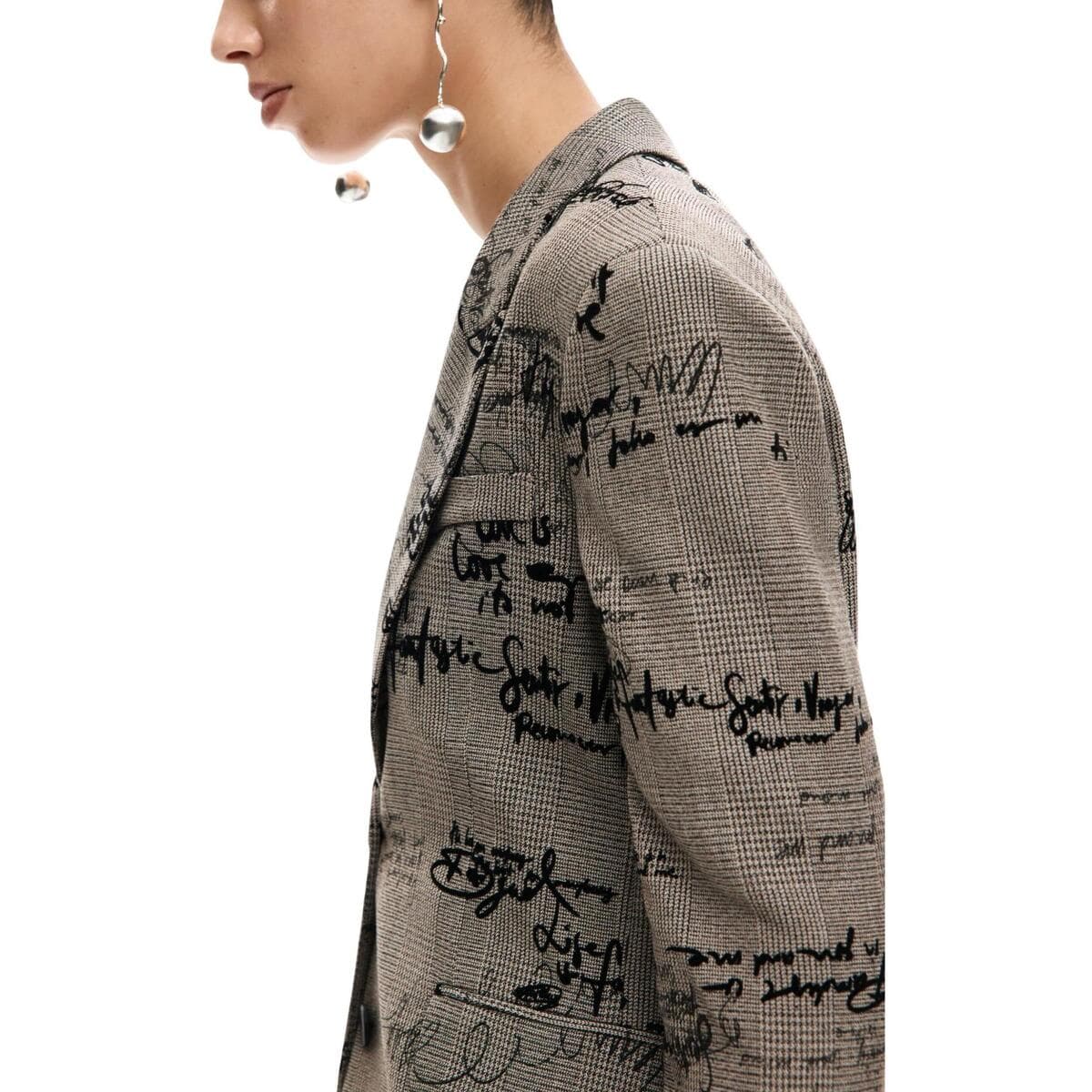 Women's Blazers Desigual Gray