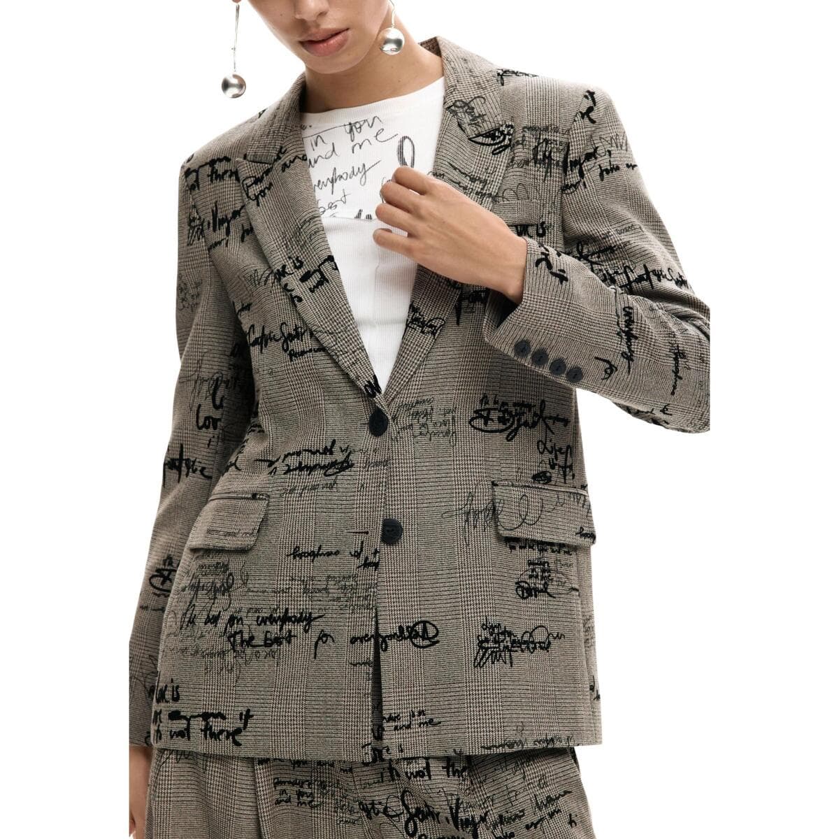 Women's Blazers Desigual Gray