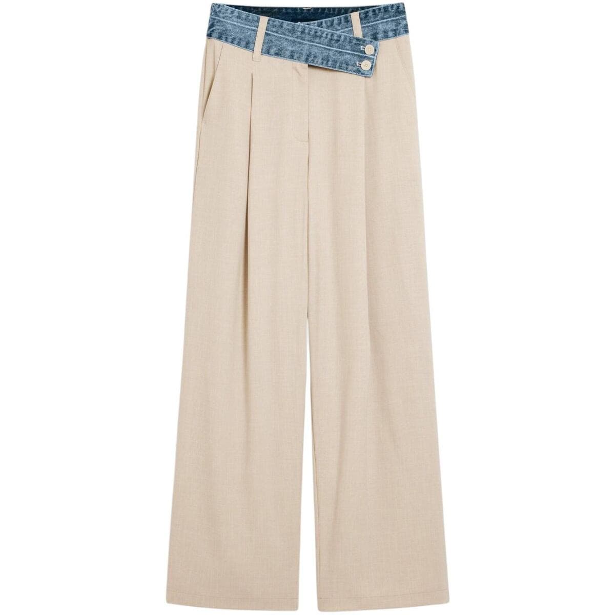 Women's Pants Desigual Beige