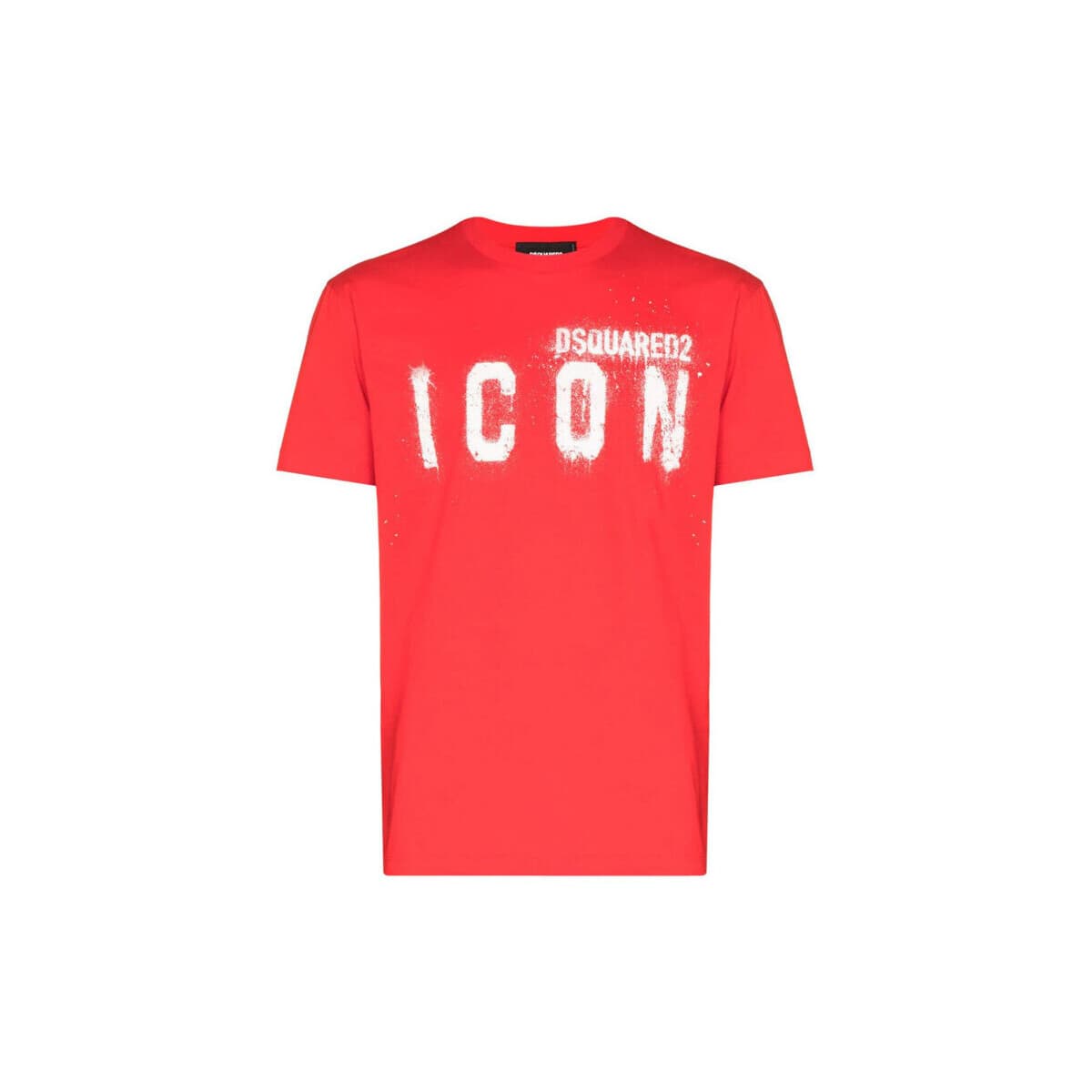 T-shirt με κοντά μανίκια Dsquared T-SHIRT S79GC0039 RED
