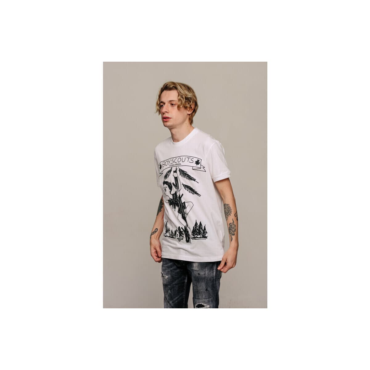 Men's T-Shirts Dsquared White