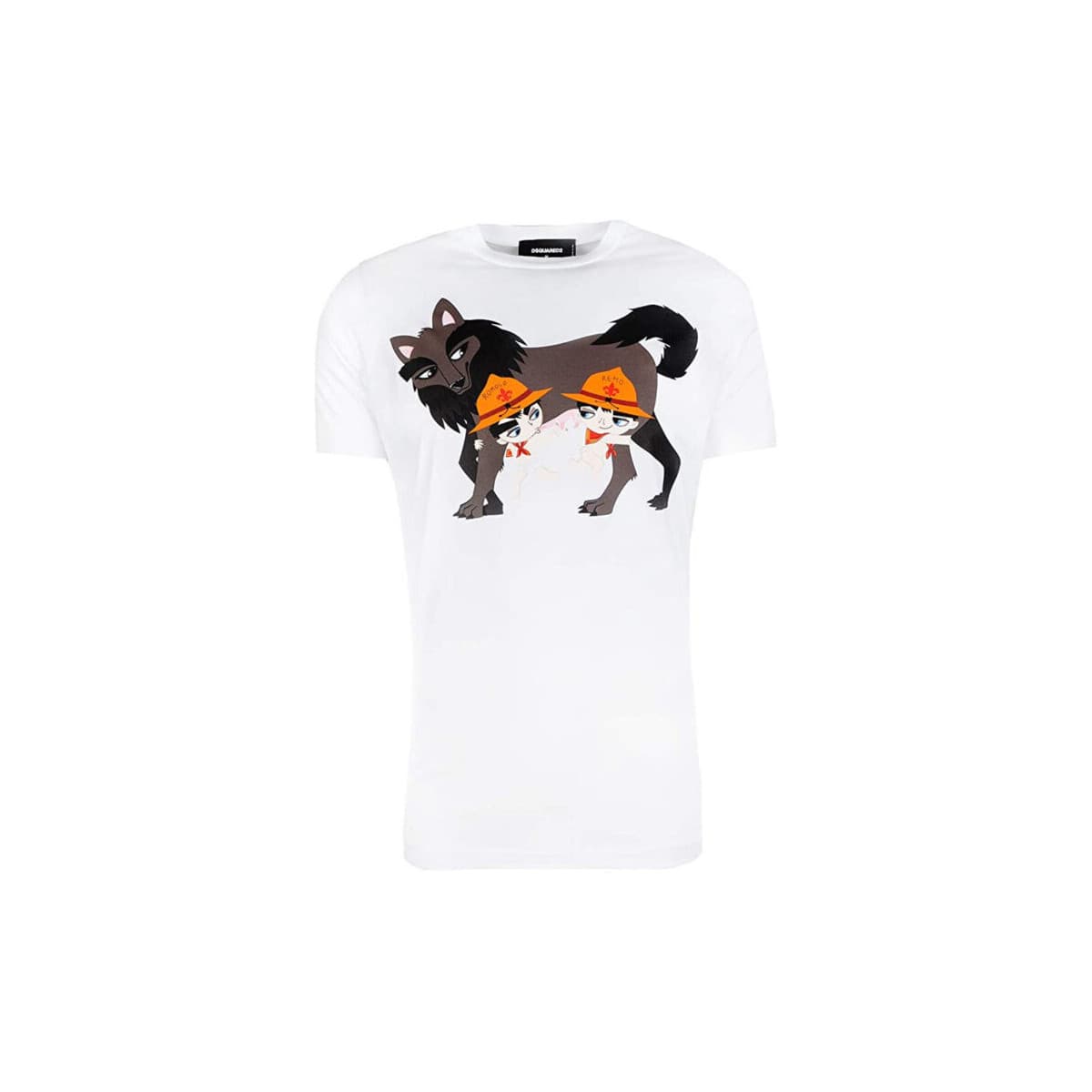 T-shirt με κοντά μανίκια Dsquared T-SHIRT S74GD0362 WHITE