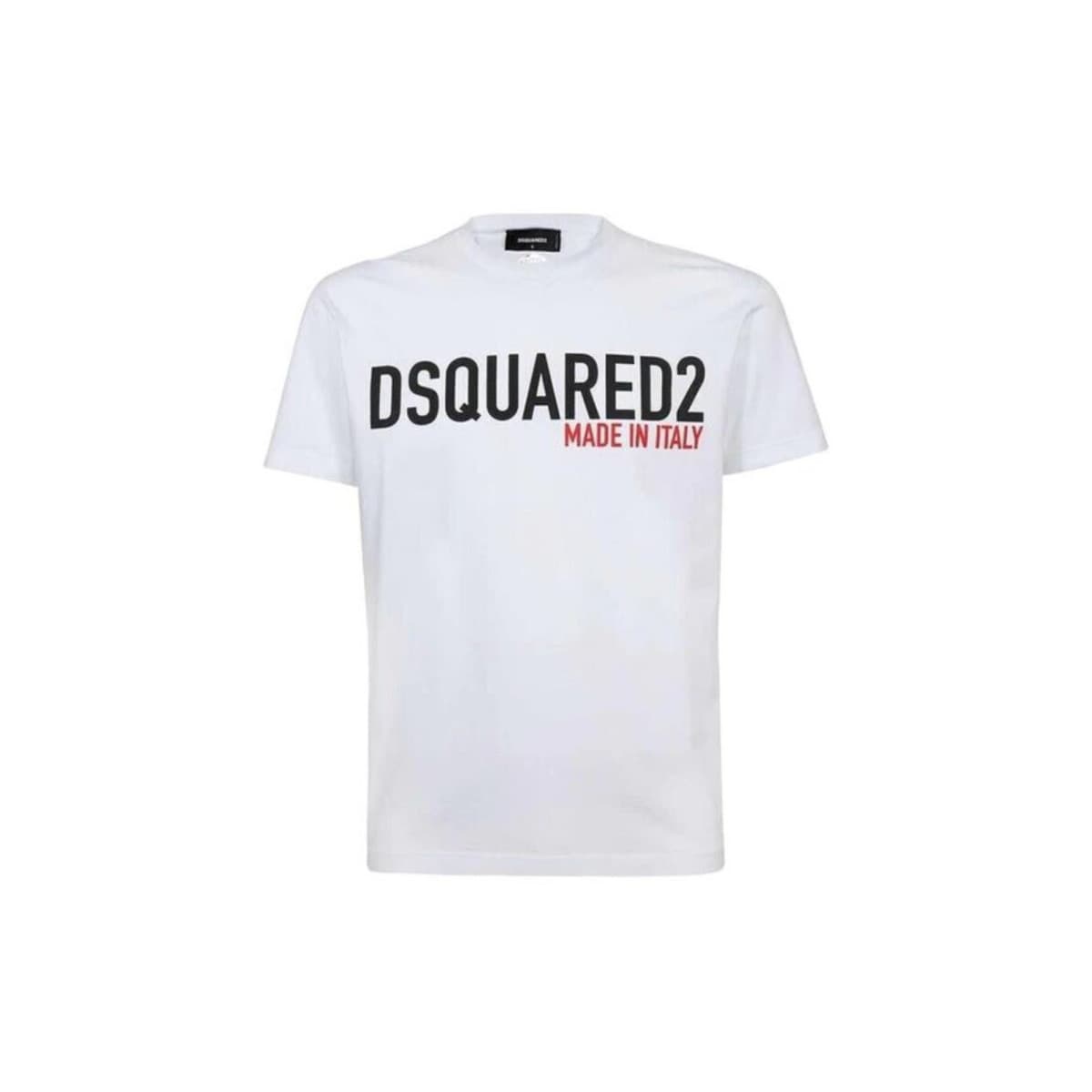 T-shirt με κοντά μανίκια Dsquared T-SHIRT S74GD0828 WHITE