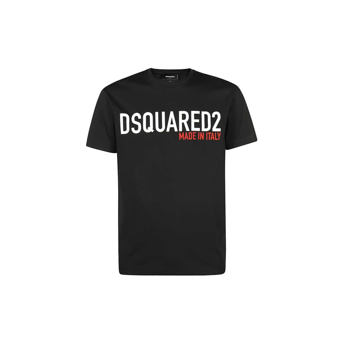 T-shirt με κοντά μανίκια Dsquared T-SHIRT S74GD0828 BLACK