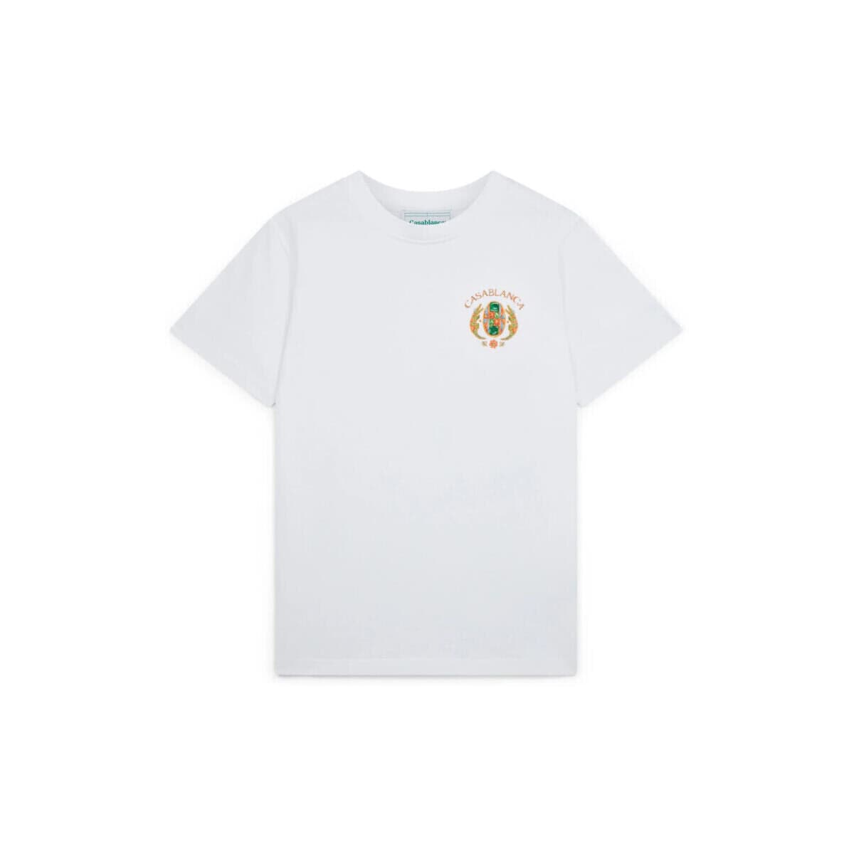 T-shirt με κοντά μανίκια Casablanca T-SHIRT JOYAUX D'AFRIQUE WHITE